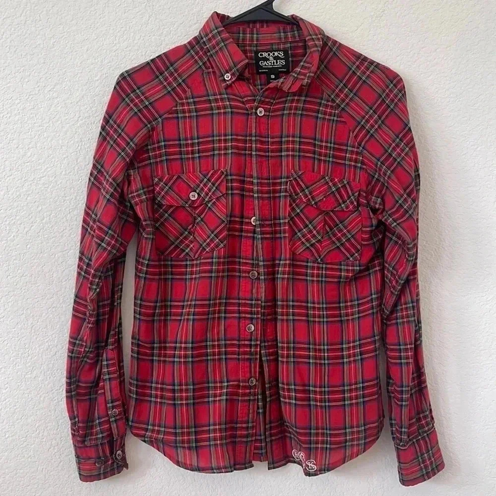 Crooks & Castles | Plaid Shirt | Sz S